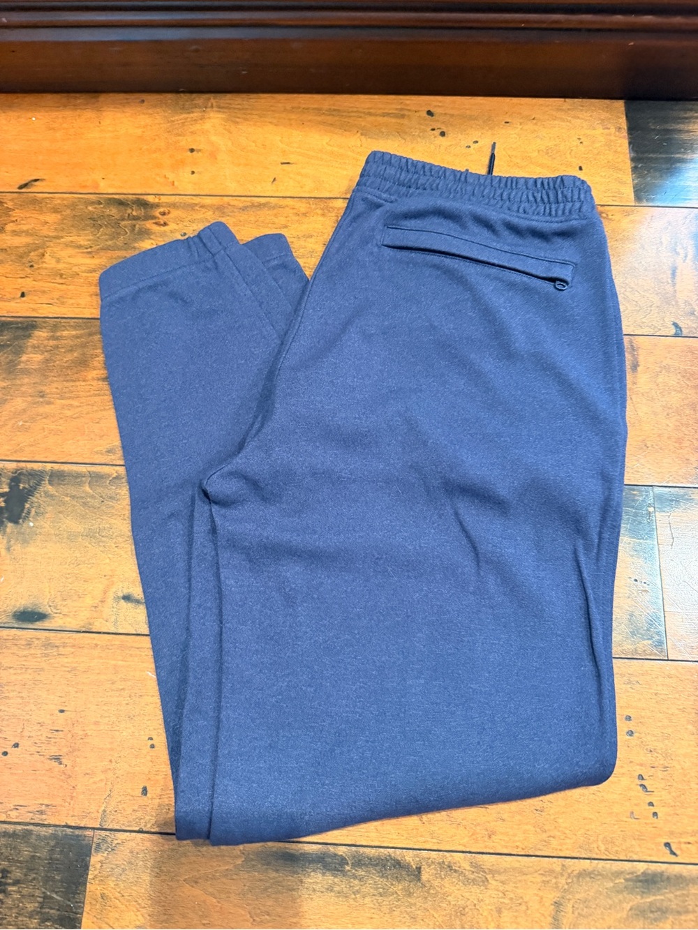 J. Crew Navy Elastic-Waist Jogger Pants